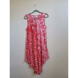 7 Islands Sleeveless Midi Dress  Comfortable Casual Loose Pullover One Size